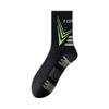 Men's Mid-Calf Cotton Socks: Spring/Autumn Style, Sweat-Absorbing, Odor-Resistant for Teenagers, Casual Sports, Running, Basketball.