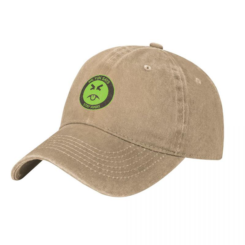 Top Notch Grin Logo Washed Cotton Baseball Cap Unisex Adjustable Fit Durable Canvas Hat Classic Design For Everyday Wear