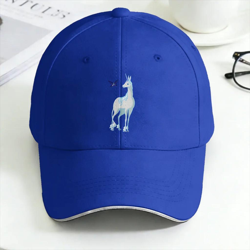 The Last Unicorn Sun Baseball Cap Save Unicorn Summer Yk Retro Trucker Hat For Unisex Adult Hiking Fishing Baseball Caps