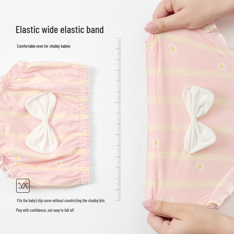 Nido Bear Girls' Pure Cotton Bloomer Underwear