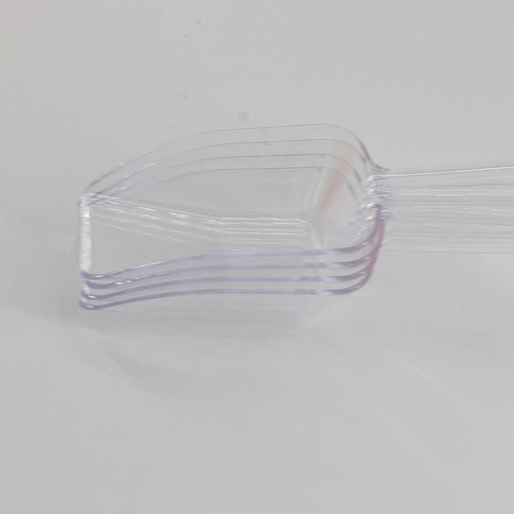 Square Mouth Ice Scoop Food Grade Plastic Kitchen Gadgets Safe Mini Ice Shovel  Birthday Wedding