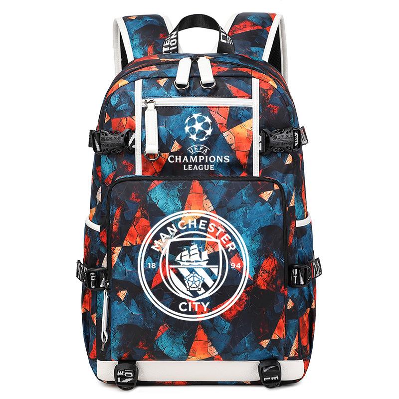 School Season Football Peripheral Student Schoolbag Leisure Personalized Backpack Large Capacity With Usb Charging