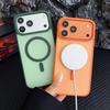Applicable to iPhone11Promax Contrast Color Skin Sensing Magnetic Mobile Phone Case Apple 11 Scrub All-Inclusive Anti-drop Protective Case