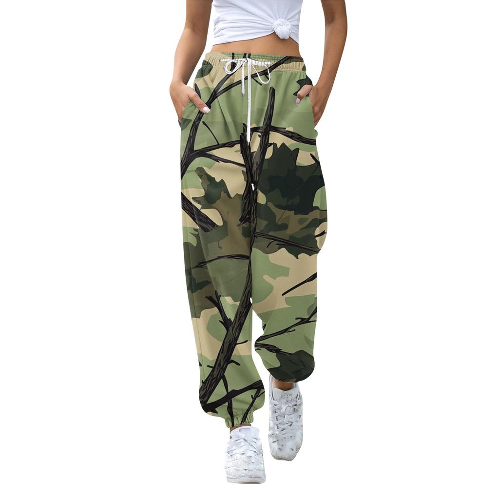 Pantalon de survêtement décontracté pour enfants avec cordon de serrage, poche et imprimé sport dégradé