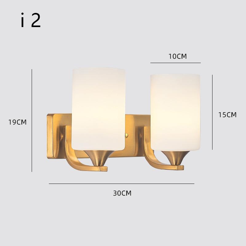 Modern Minimalist Bedside Wall Lamp Nordic Creative Corridor Aisle Glass Led Wall Lights Indoor Living Room E27 AC 110V 220V