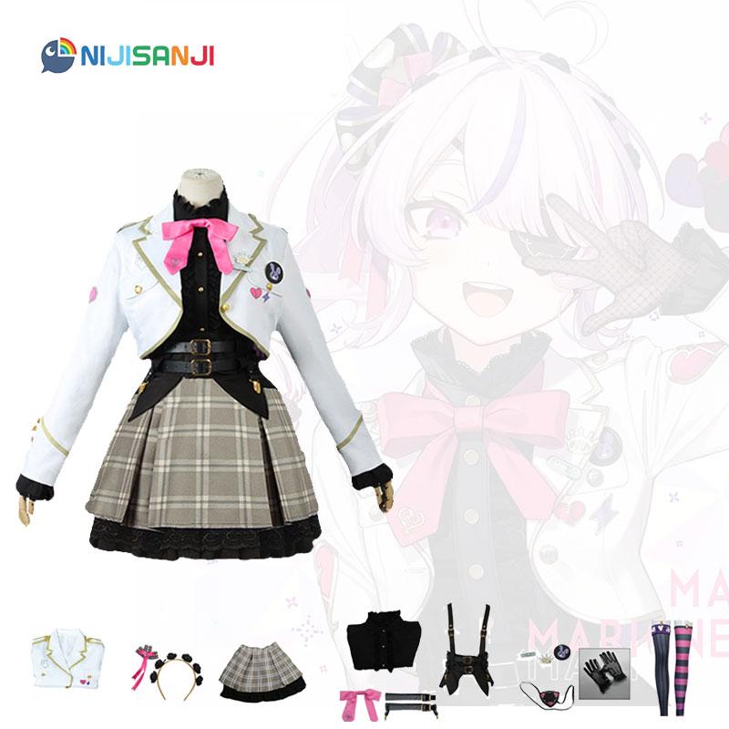Nijisanji En Maria Marionette Cosplay Outfit Set Carnival Costume Role Play Lady