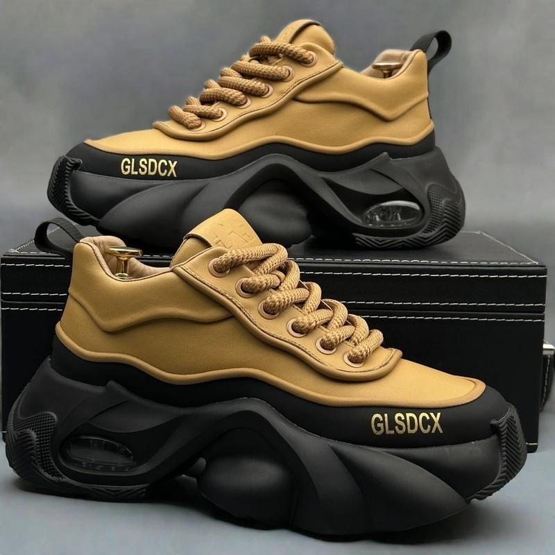Męskie Buty Codzienne Trampki Platforma Daddy Shoes