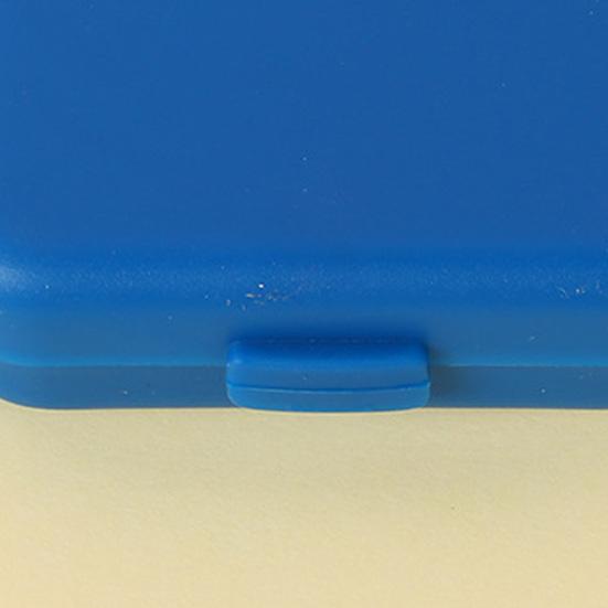 Pill Organizer with Buckle Sealing Design 4 Compartments Dose Management Container Moisture Proof Pill Storage Portable Pill Box for Travel Daily