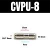 Pneumatic One-way Non Return Check Valve Original Replacement Straight Control CVPU AKH Non Return Plastic Check Car Pressure Regulators 5