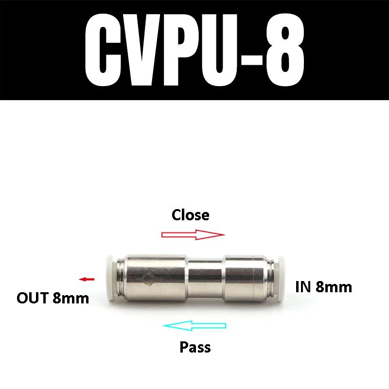 Pneumatic One-way Non Return Check Valve Original Replacement Straight Control CVPU AKH Non Return Plastic Check Car Pressure Regulators 5