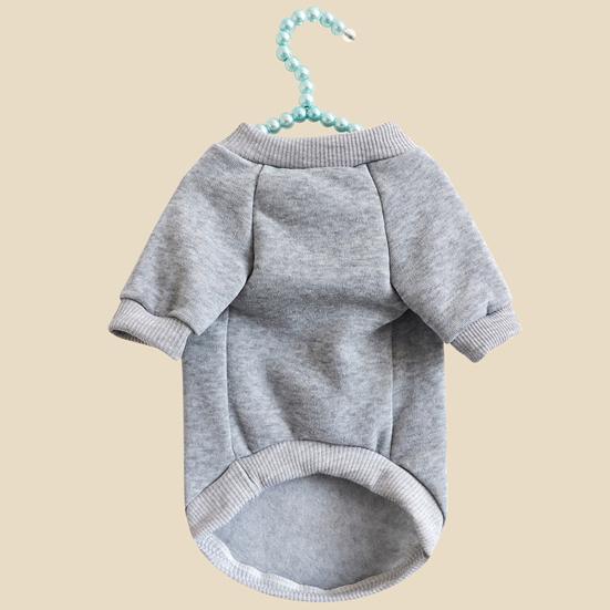 Yousheng Pet Sweater Round Neck Solid Color Thickening Cat Dog Knitwear Sweater for Autumn