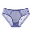 Ladies Summer Sexy Hollow Lace Smooth Ice Silk Breathable Bag Hip Low Waist Triangle Briefs