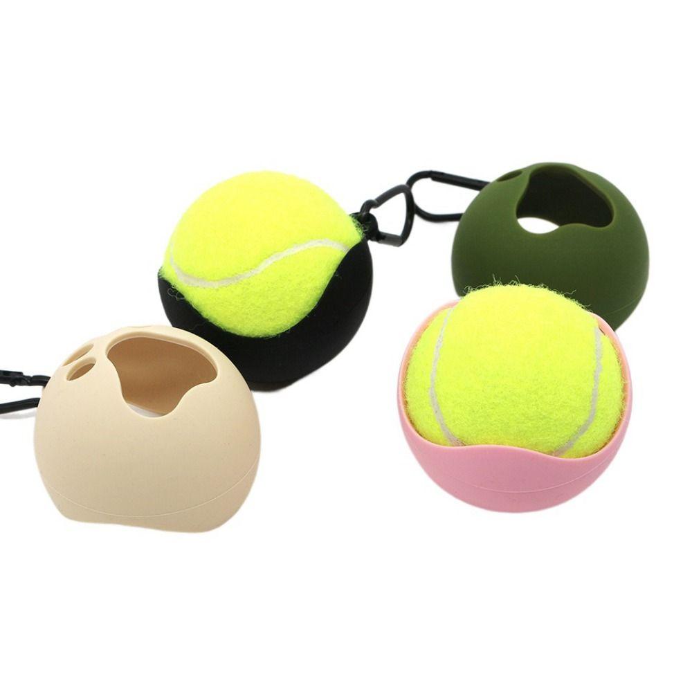 Colorful Dog Toy Ball Protective Cover with Hook Pet Ball Holder  for Cats/Puppy