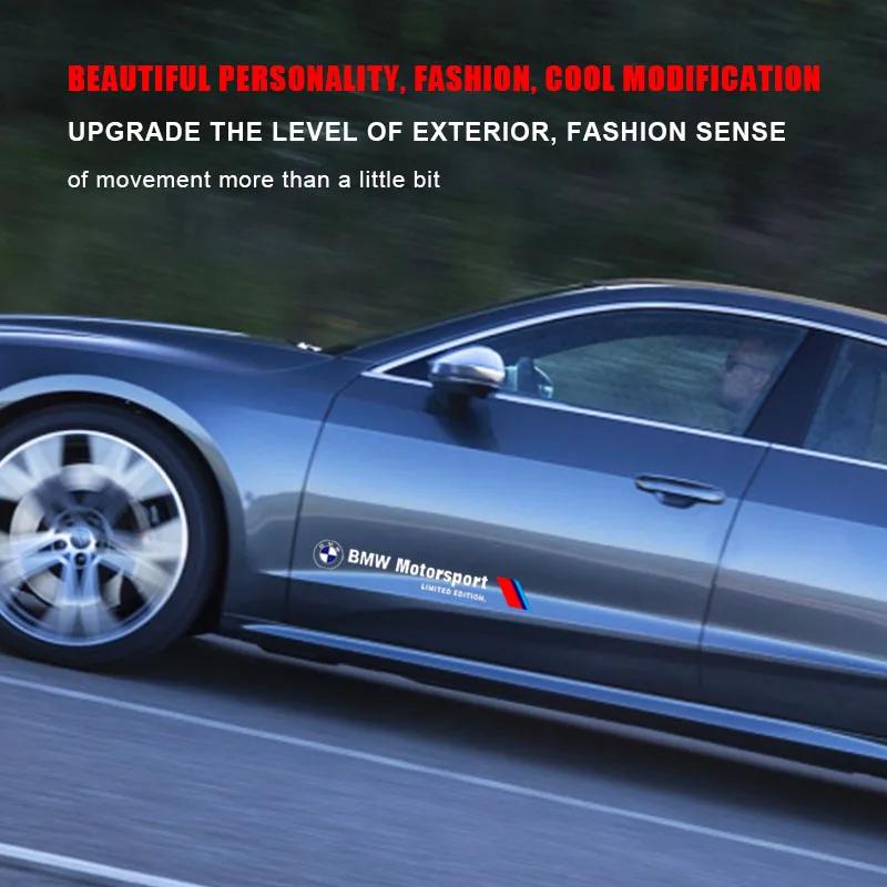 2 Stück Auto Seitentür Aufkleber Plakette Abziehbild Dekoration Emblem Für BMW 3er 5er 7er e46 e90 e60 Z4 X3 X4 X5 Autozubehör