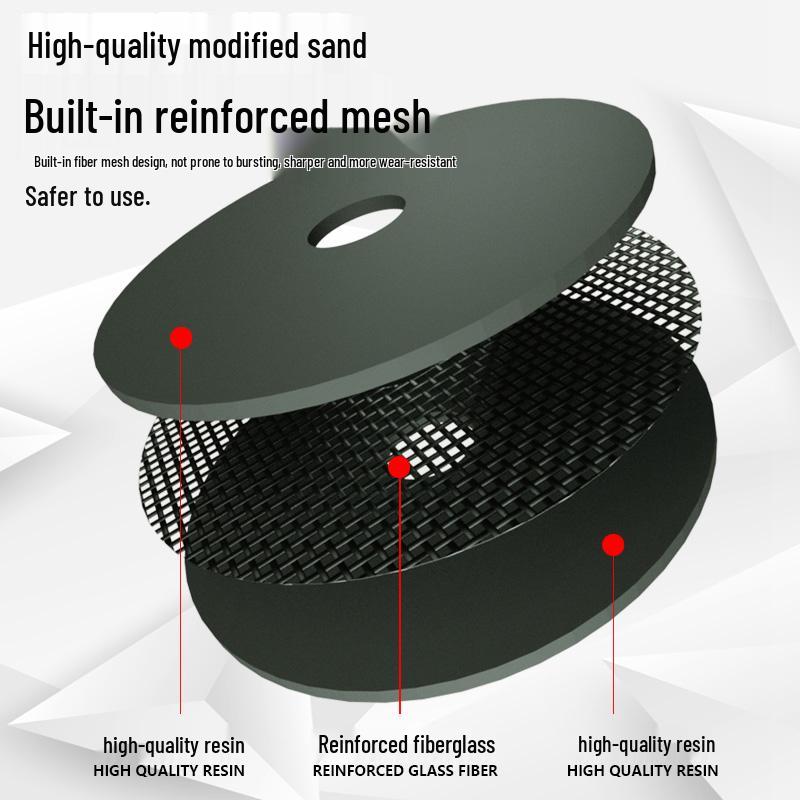 Big White Shark Type 100 Grinding Disc for Metal, Stainless Steel, and Cast Iron - 16 Hole Thickened Sanding Wheel for Angle Grinders
