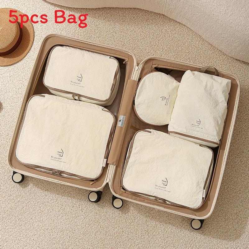 Travel Organizer Set With Nylon Material For Casual Trip And Packing Efficiency