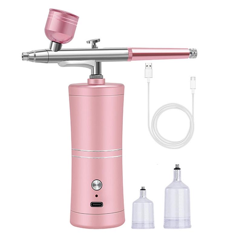 Electric Airbrush Spray Gun Set for Acrylic Paint, Handcrafted Models, and Nail Art