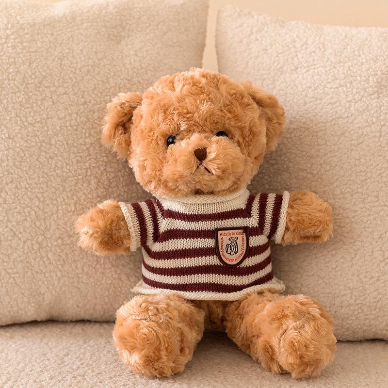 Plush Toy Teddy Bear Doll Sweater Bear Doll Birthday Gift Plush Doll Stall
