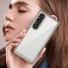 For Sony Xperia 1 VI Phone Case WANLONFENG XC Series TPU Acrylic Cover with Tempered Glass (Big Lens Hole)