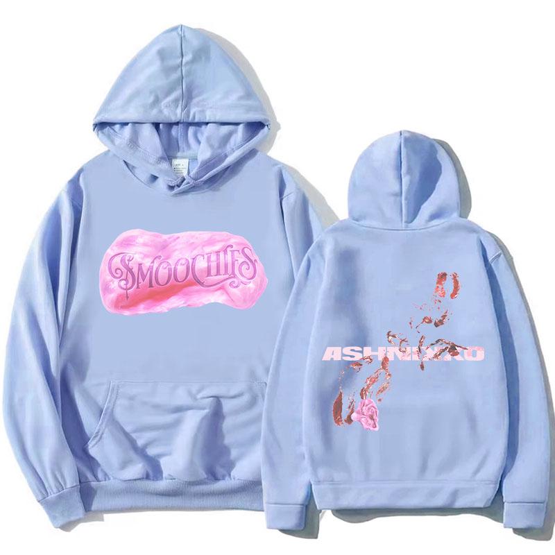 BUCKTOOTH SMOOCHIES MIKINA Ashnikko Grafický Potisk Mikiny Módní Mikiny s Dlouhým Rukávem s Kapucí Streetwear Dámské Oblečení