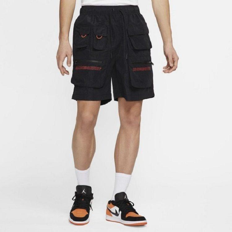 Jordan 23 Pantaloncini Utility da Uomo Tecnici Nero CN7299-011