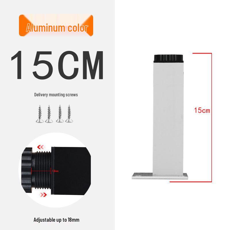 Adjustable Aluminum Alloy Cabinet Legs for Bathroom or TV Cabinets