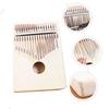 Wooden DIY Kalimba Kit, Hand-Painted Thumb Piano with 10 Picks, African Finger Piano, Safe Materials, Kindergarten Toy, Develops Creativity (Assorted