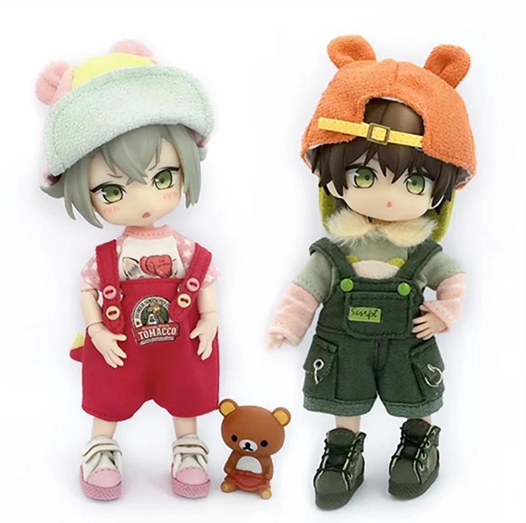 OB11 Baby Figure ob11 Accessories Bunny Cap obitsu 11 Molly Gsc 1/12 BJD Doll Accessories Clothing BJD Baby Clothes 4 Color