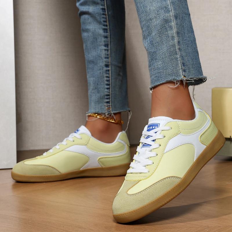 Women Casual Shoes Lace Up Fashion Flats Shoes Flat Outdoor Board Walking Female White PU Leather Sneakers Luxury Thick Sole