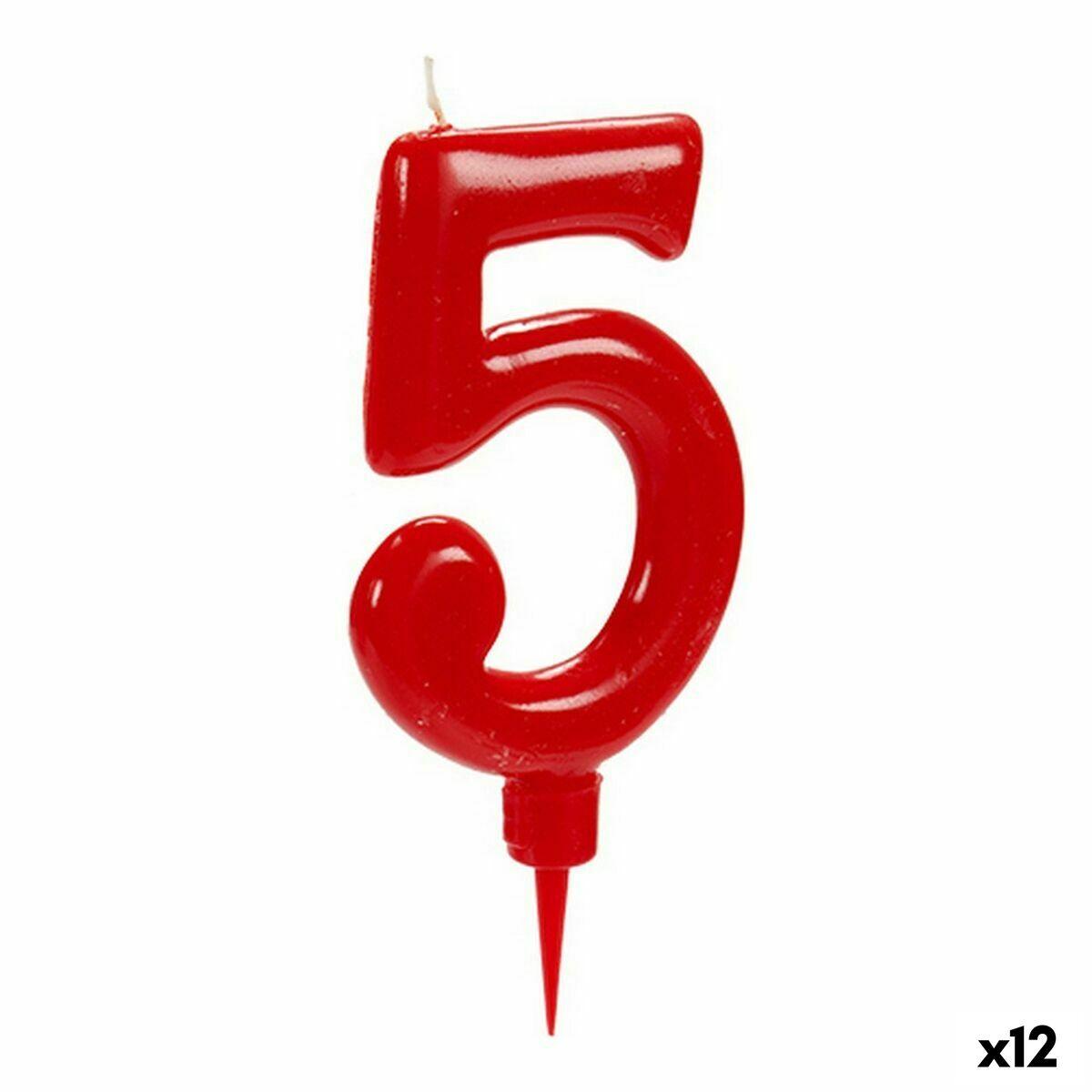 

Красная свеча на день рождения № 5 (12 единиц)