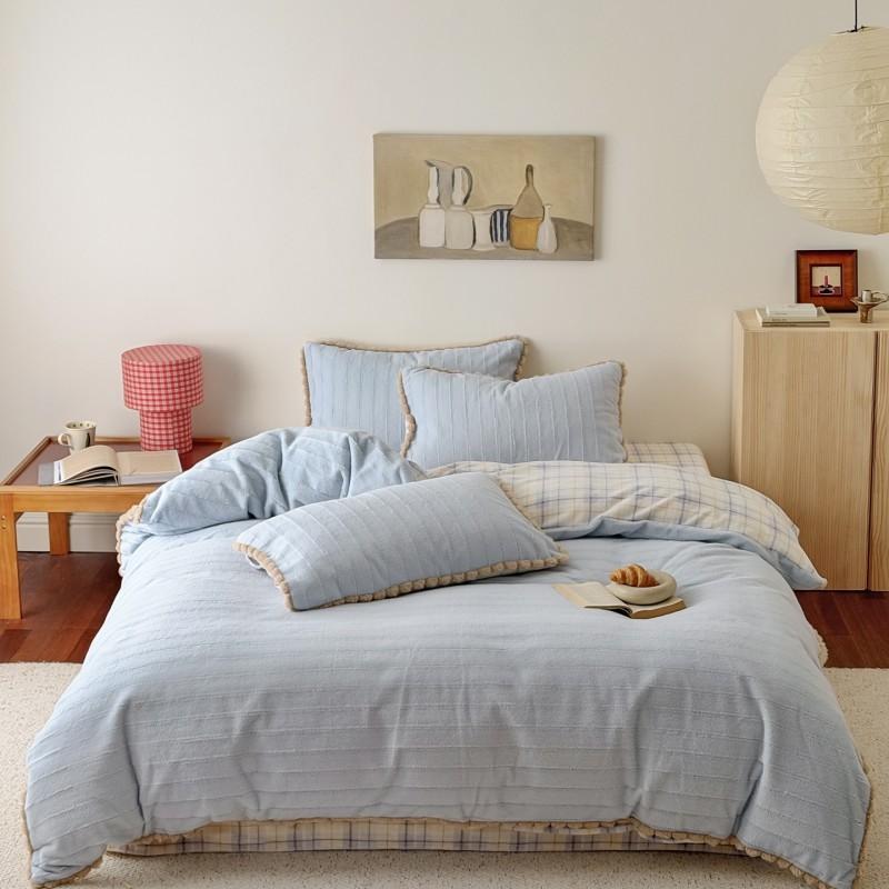 A-Class Sheep Milk Fleece Duvet Cover Set Thick Warm Winter Bedding Bedroom