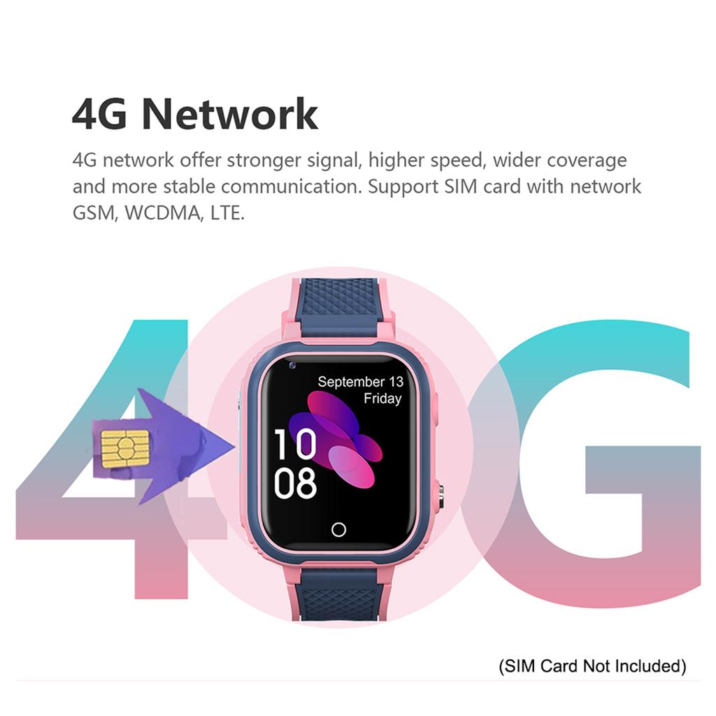LT21 4G Kids Smart Video Call Watch for Boys Girls IP67 Waterproof Children Smartwatch Support CelsiusGPSCelsiusSOSCelsiusCameraCelsiusA