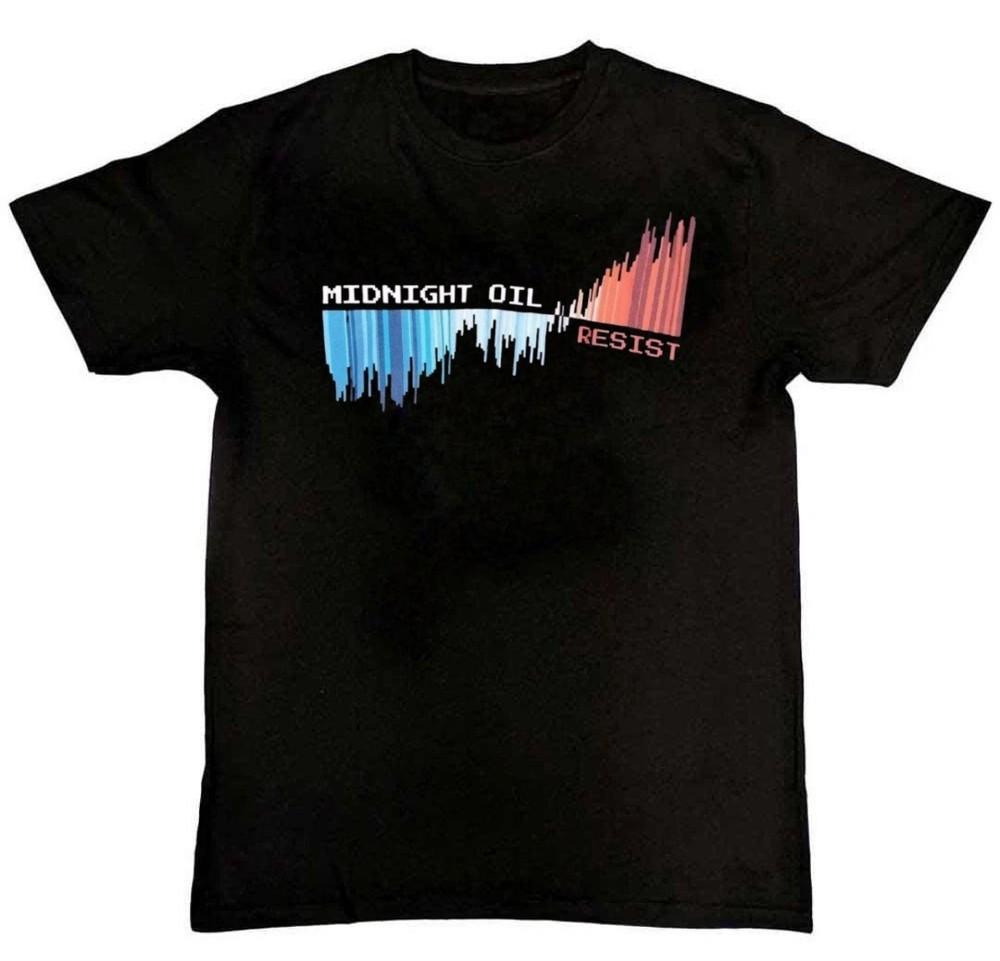 Midnight Oil Band Resist Album Music Unisex Mens TShirt S M L XL 2 3 4 XL Unisex T-Shirt L