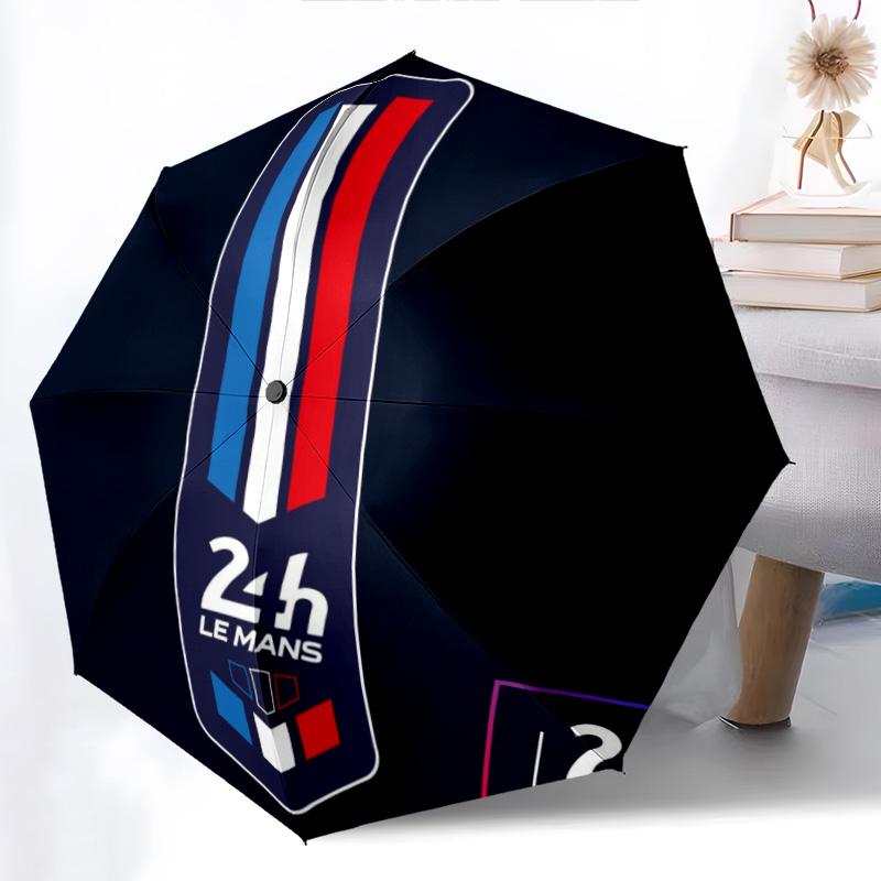 24 Hours Le Mans: Glory Folding Umbrella 8 Paraphenoid Bones Portable Travel Umbrella Gift