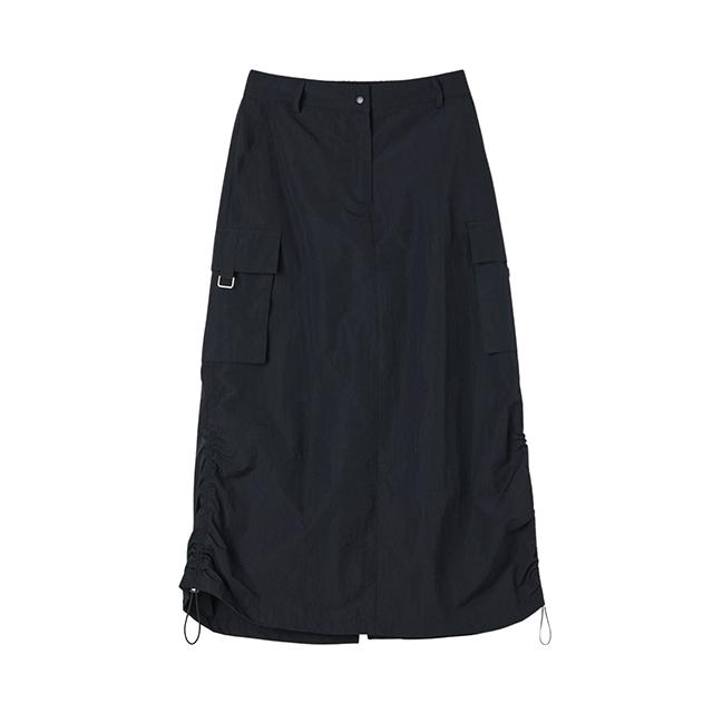 Rap Half-Obi Cargo String Maxi Skirt Aq3Ws862