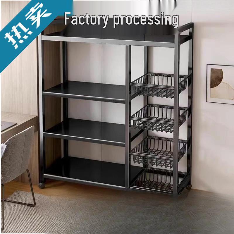 Extra-Thick Multi-Layer Kitchen Storage Rack and Microwave Oven Organizer