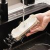 Hanging Mesh Drain Rack Multi Functional Filter Bag for Kitchen Sink Efficient Food Waste Storage Organizer Basket