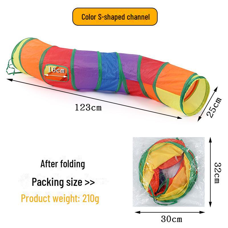 Multi-Function Cat Tunnel Tent & Sleeping Bag for Kittens - Toy for Self-Entertainment