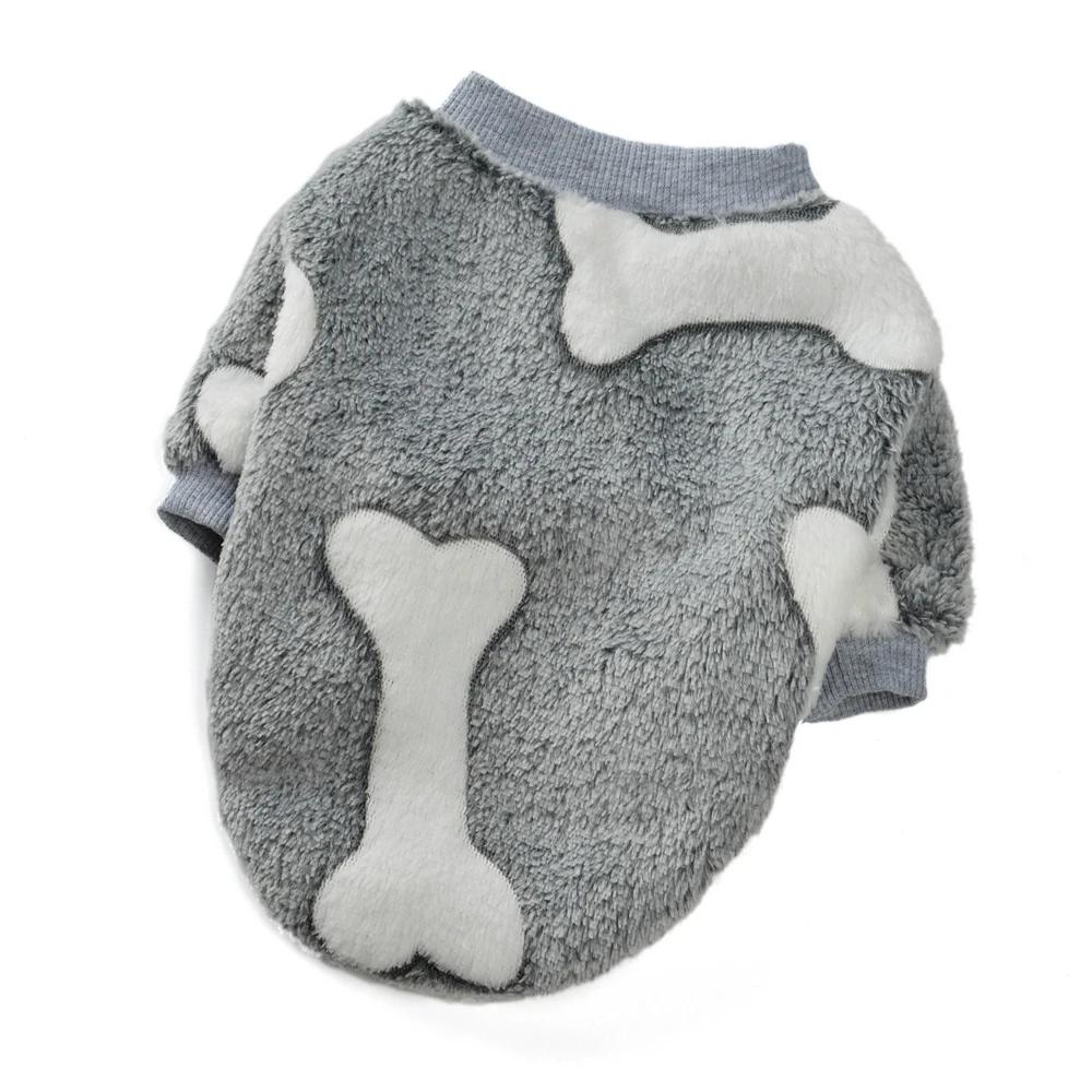 Warm Fleece Pet Clothes For Small Medium Dogs Soft Pet Sweater Vest Puppy Cat Coat Cute Chihuahua French Bulldog Jacket Winter