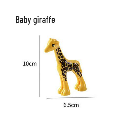 Gegele Lego-Compatible Building Blocks: Large Particles & Small Animal Accessories - Ocean, Zoo, Dinosaur Educational Toys