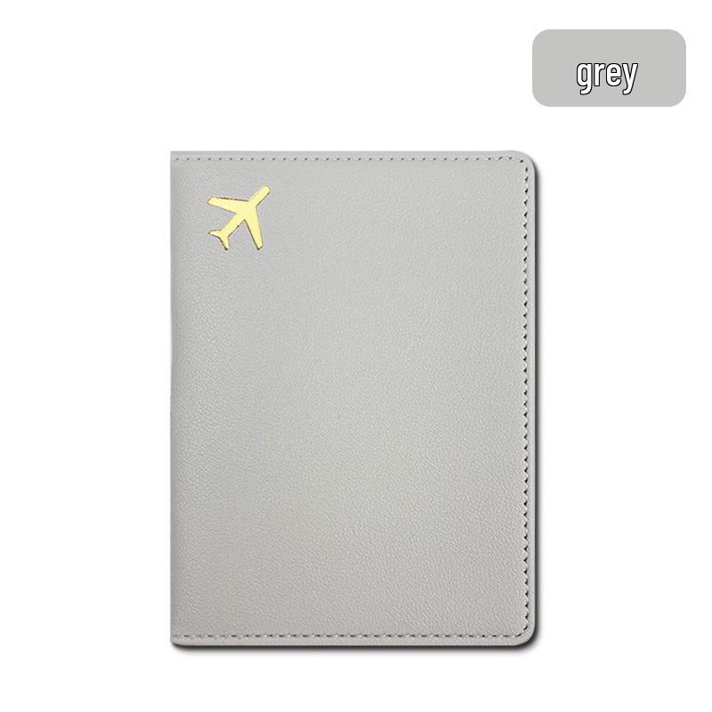 Customizable Multi-Color PU Leather Passport Holder with Thickened Design
