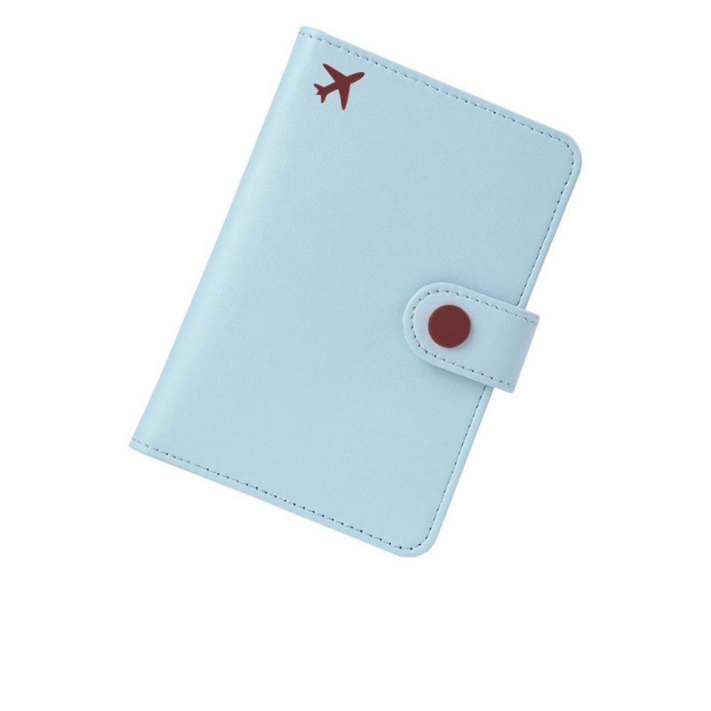 Wallet Passport Storage Bag Solid Color Passport Holder  Travel Accessories