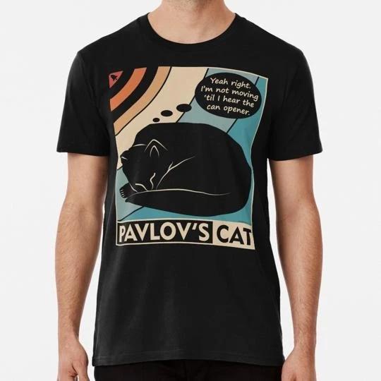 Pavlov s Cat Funny Psychology Clr Size S to 5XL Made in the USA T-Shirt 2XL