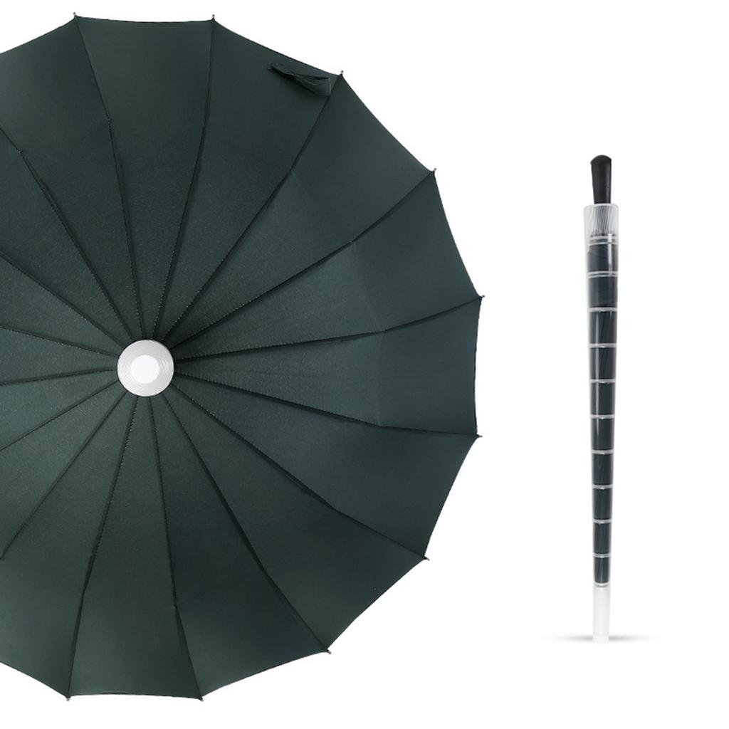 Long Handle Automatic Umbrellas 16 Ribs Rainbow Golf Umbrella Premium Large Sun Protection Outdoor Umbrella For Travel Camping