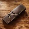 Handmade Retro Cowhide Pen Case Simple Art Multifunctional Bundled Stationery Bag Wearable