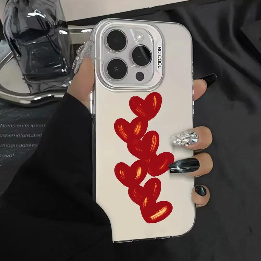 For iPhone 14 15 16 13 12 11 Pro Max Plus 7 8 SE 2020 2022 2023 XR X XS Max 16Pro Max Luxury Case Fashion Pattern Phone Cover