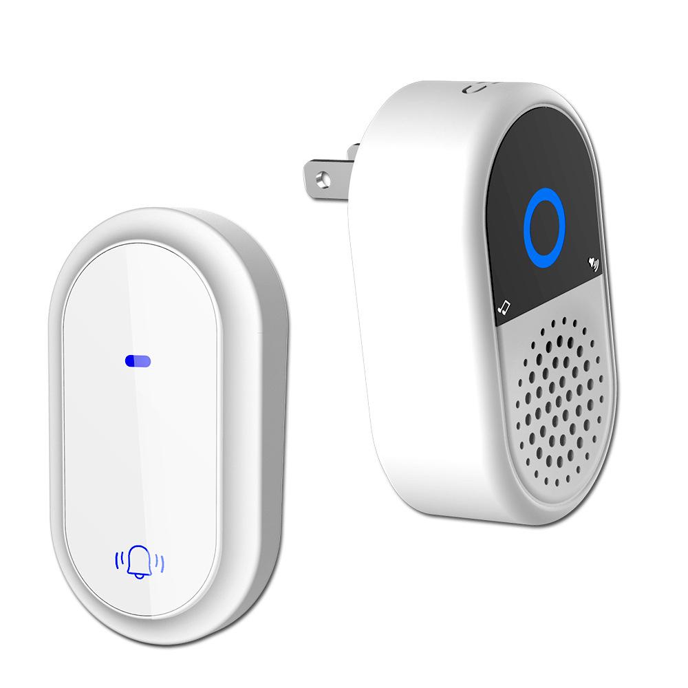 Новий бездротовий дверний дзвінок з живленням від енергії руху, висока гучність 433 МГц для складу або вулиці біля вілли