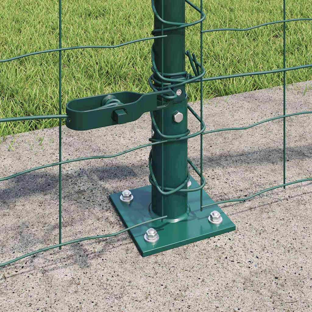 Welded Wire Fence with Concrete Base 25 X 0.4 M (W X H)