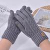 Women's Winter Gloves Thickened Men's Outdoor Cycling Gloves Connected Finger Gloves Finger Gloves Cotton New Style