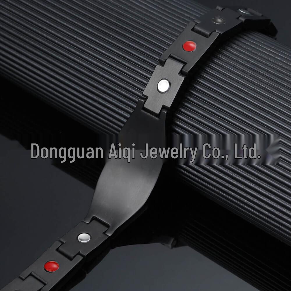 Herren 4-in-1 Magnetisches Titan- & Edelstahl Germanium Energiearmband